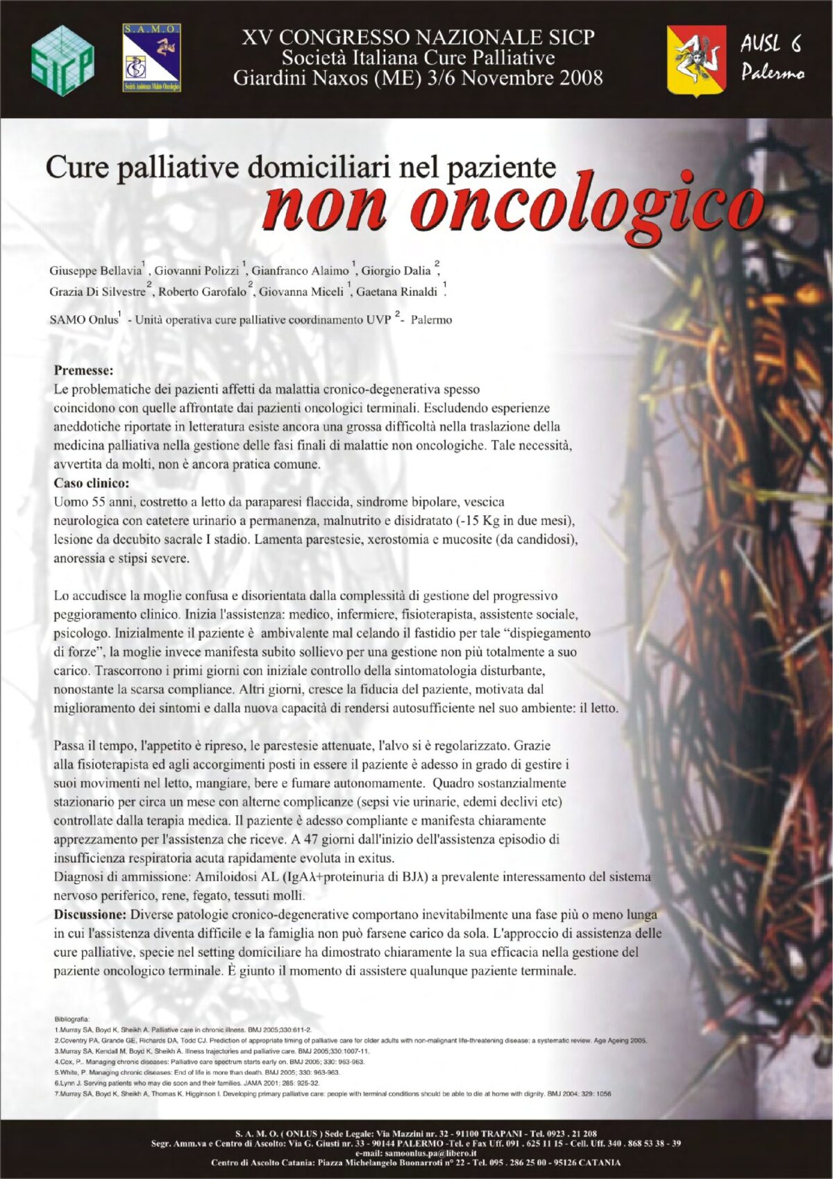 Cure palliative domiciliari nel paziente non oncologico 